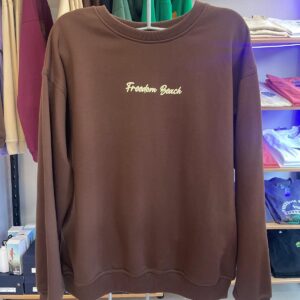 Sudadera sin capucha difference marrón