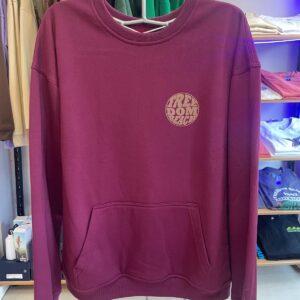 Sudadera sin capucha Freedom granate