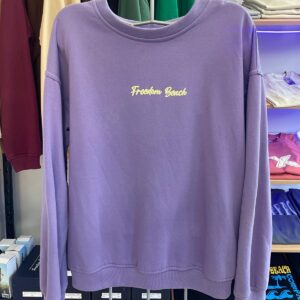 Sudadera sin capucha difference morada